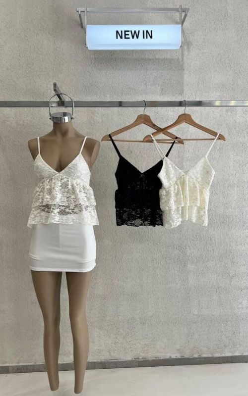 TOP VOLADOS BERRY LACE – ART. 130